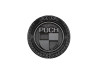 Badge / embleem Puch logo zilver 47mm RealMetal thumb extra